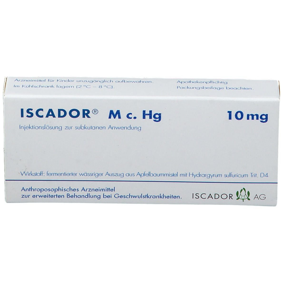 Iscador M c. Hg 10 mg, Injektionslösung (s.c.)
