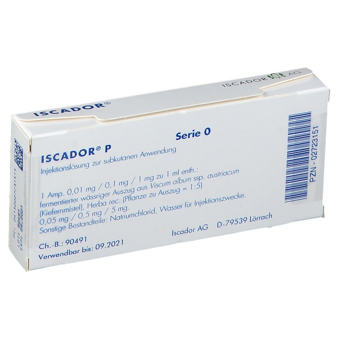 Iscador P 0,01 mg, Injektionslösung (s.c.)