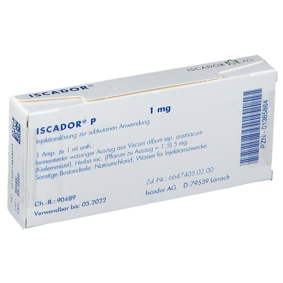Iscador P 1 mg, Injektionslösung (s.c.)