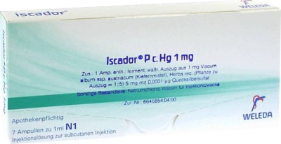 Iscador P c. Hg 1 mg, Injektionslösung (s.c.)
