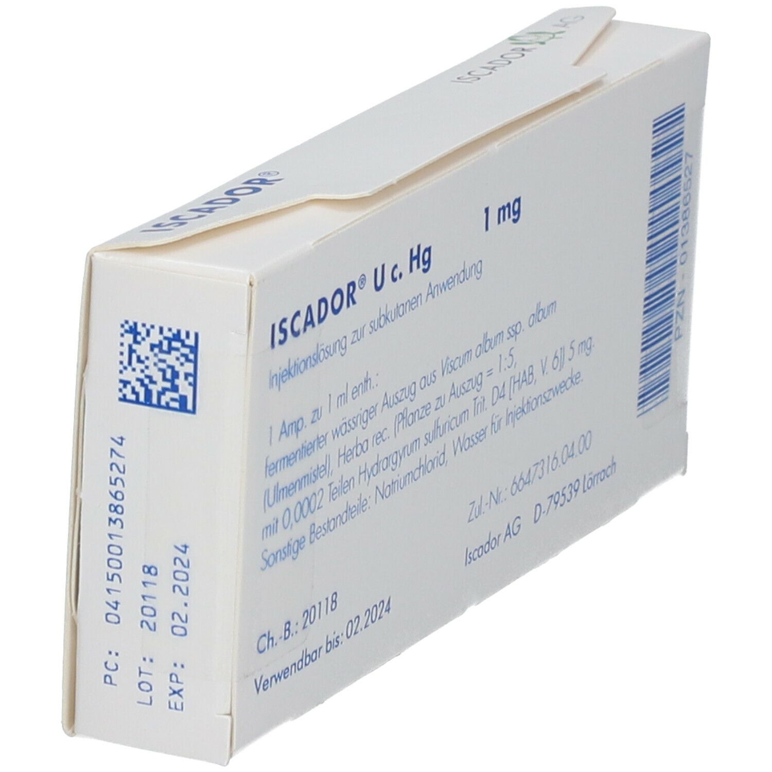 Iscador U c. Hg 0,1 mg, Injektionslösung (s.c.)