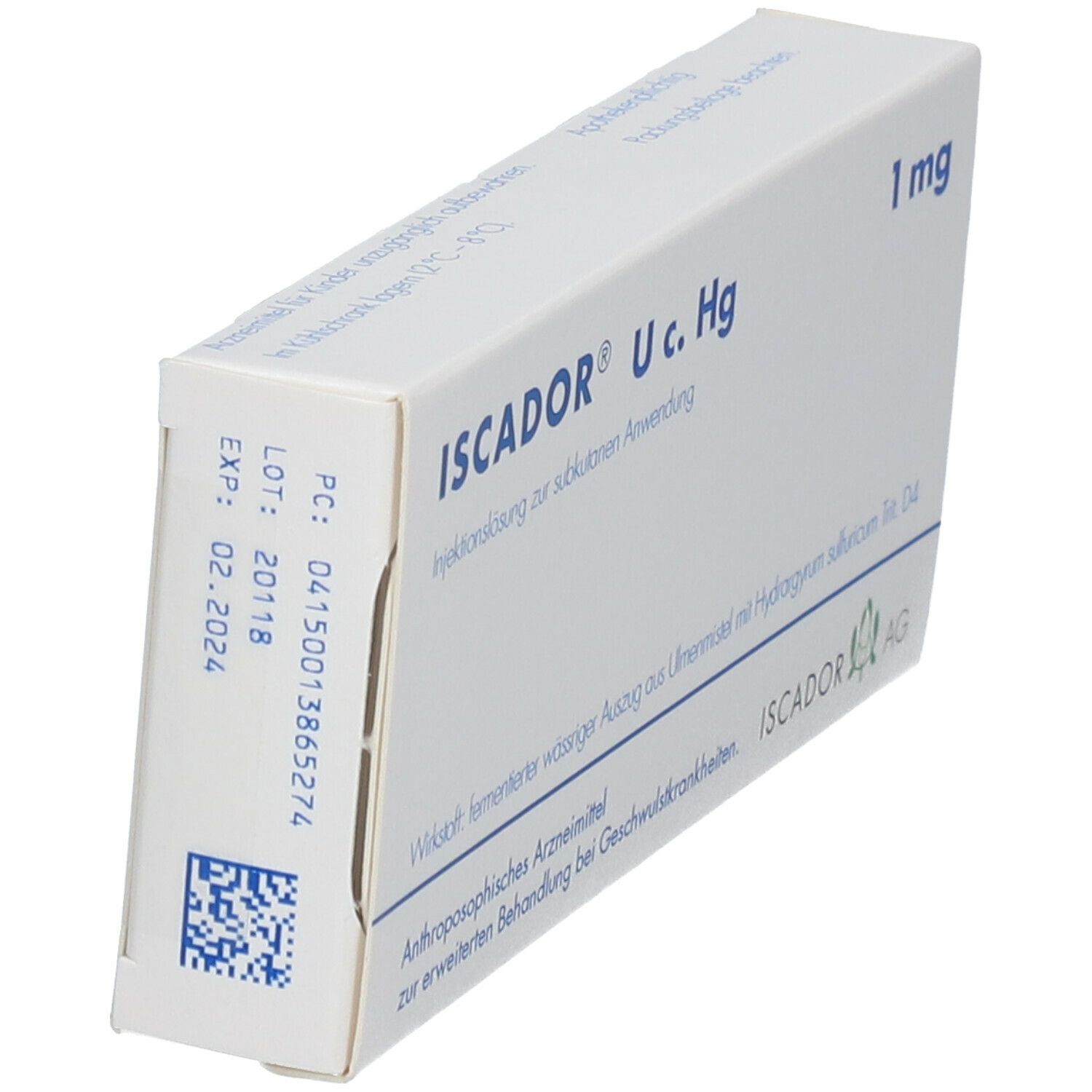 Iscador U c. Hg 0,1 mg, Injektionslösung (s.c.)