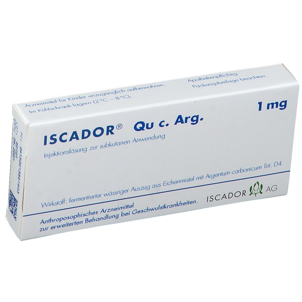 Iscador Qu c. Arg. 0,1 mg, Injektionslösung (s.c.)
