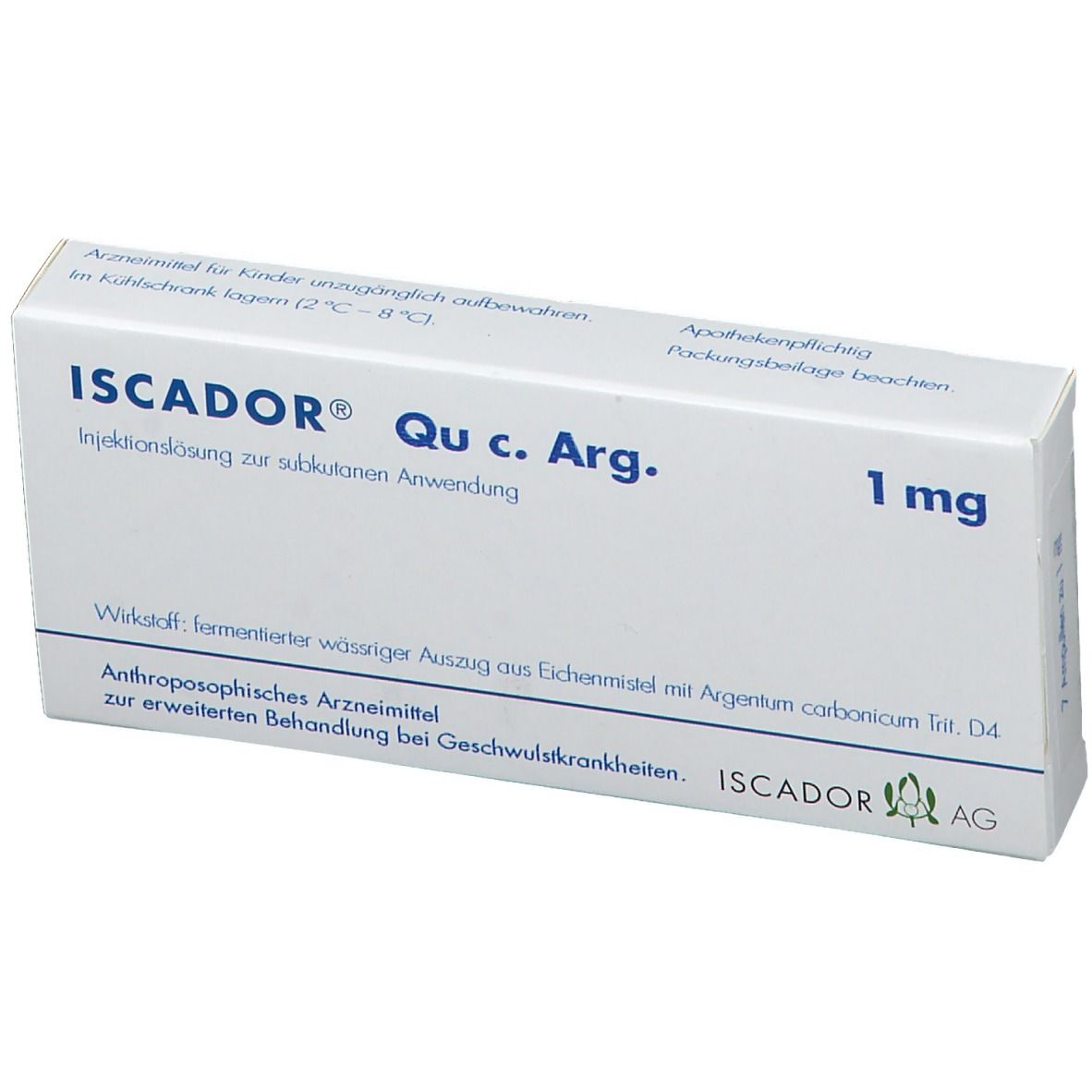 Iscador Qu c. Arg. 1 mg, Injektionslösung (s.c.)
