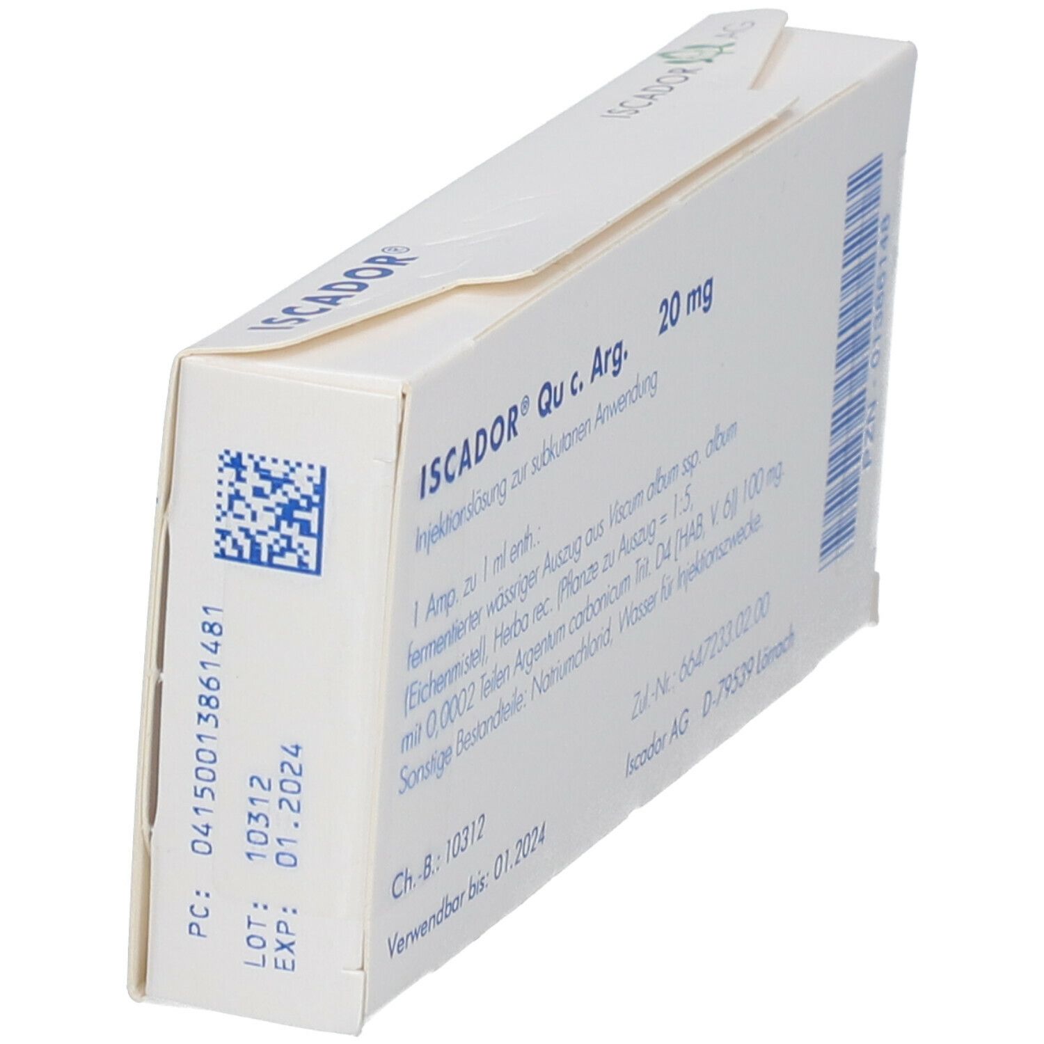 Iscador Qu c. Arg. 20 mg, Injektionslösung (s.c.)