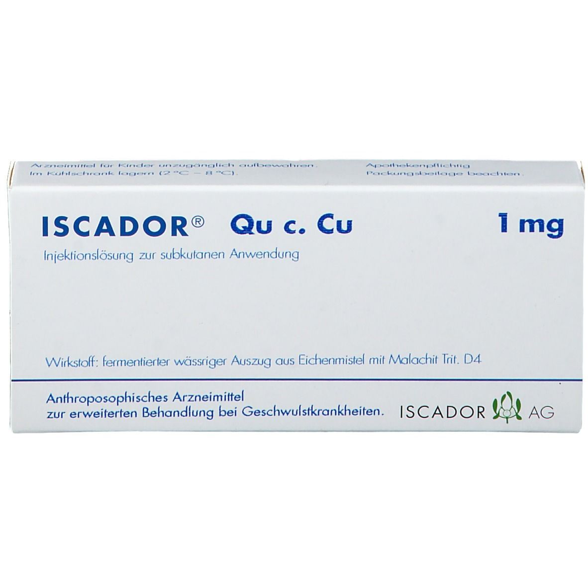Iscador Qu c. Cu 0,1 mg, Injektionslösung (s.c.)