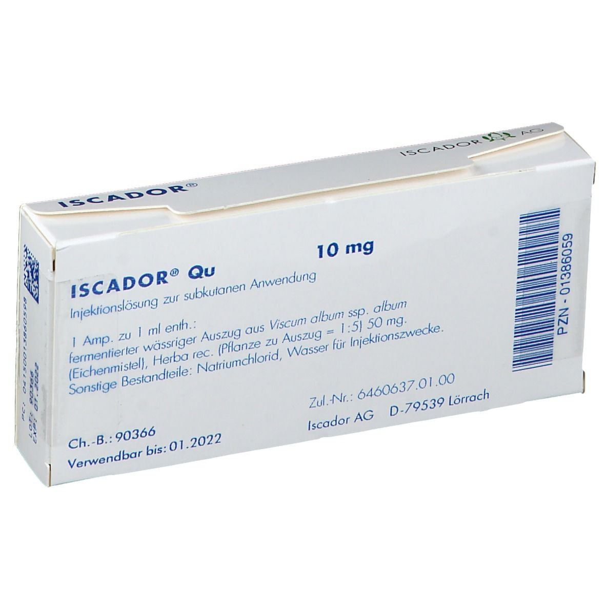 Iscador Qu c. Hg 10 mg, Injektionslösung (s.c.)