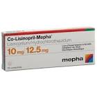 CO-LISINOPRIL Mepha cpr 10/12.5 30 pce