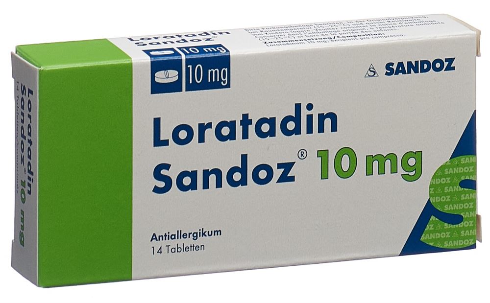 LORATADINE Sandoz cpr 10 mg 14 pce