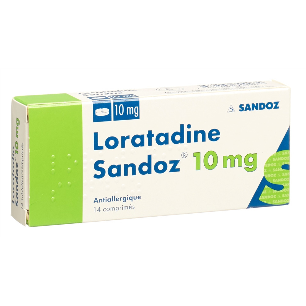 LORATADINE Sandoz cpr 10 mg 14 pce