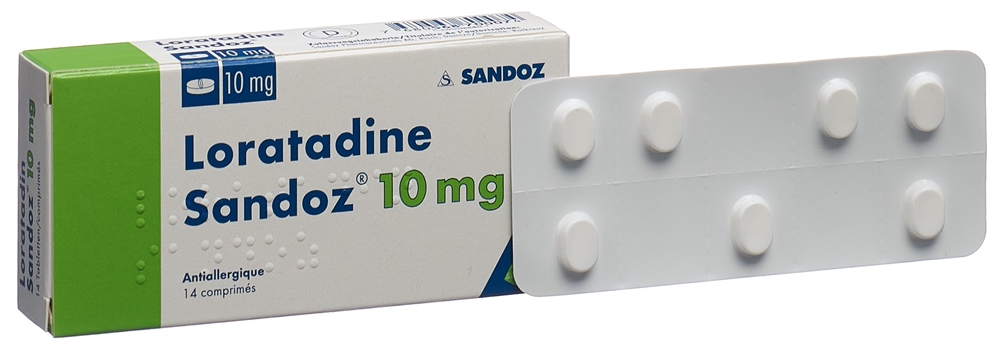 LORATADINE Sandoz cpr 10 mg 14 pce