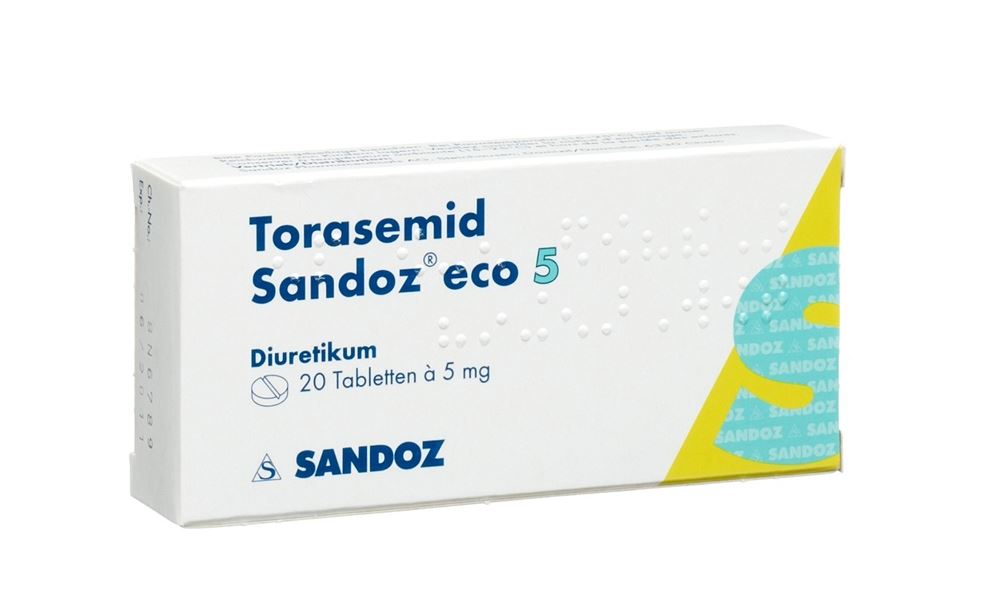 TORASEMIDE Sandoz eco cpr 5 mg 20 pce