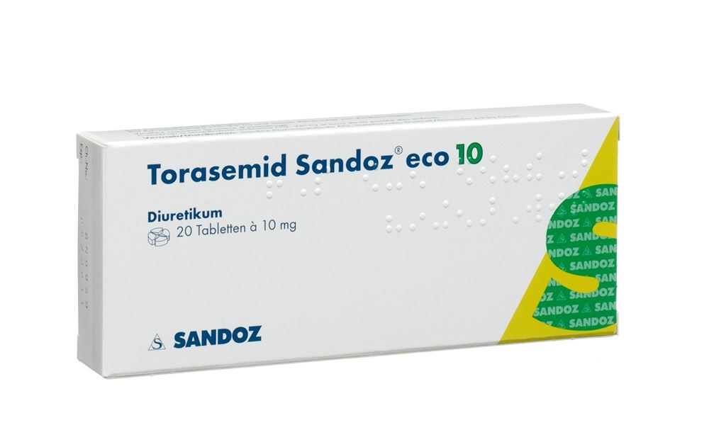TORASEMIDE Sandoz eco cpr 10 mg 20 pce