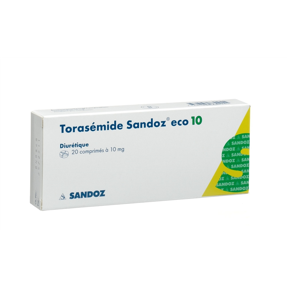 TORASEMIDE Sandoz eco cpr 10 mg 20 pce
