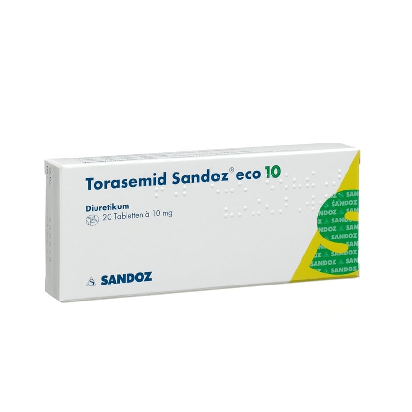 Torasemid Sandoz eco 10 mg, Tabletten