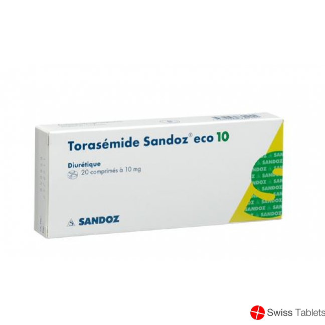 Torasemid Sandoz eco 10 mg, Tabletten
