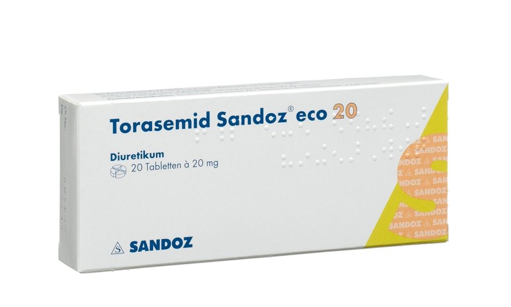 TORASEMIDE Sandoz eco cpr 20 mg 20 pce