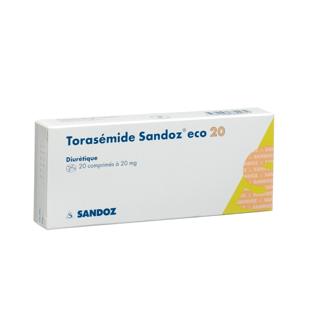 Torasemid Sandoz eco 20 mg, Tabletten