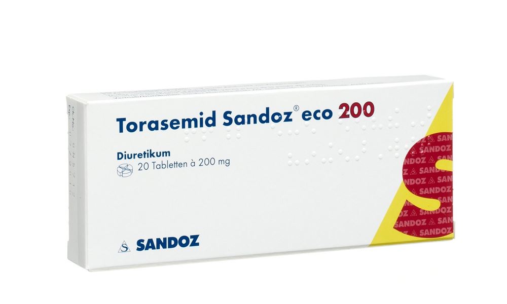 TORASEMIDE Sandoz eco cpr 200 mg 20 pce