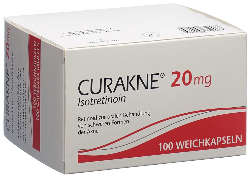 CURAKNE caps moll 20 mg 100 pce
