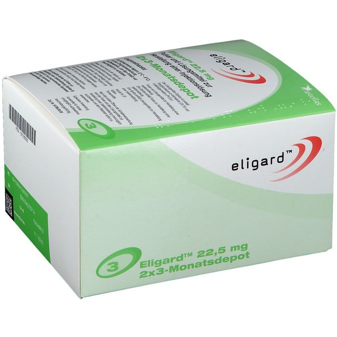 Eligard 22.5 mg, Pulver und Lösungsmittel zur Herstellung einer Depot-Injektionssuspension
