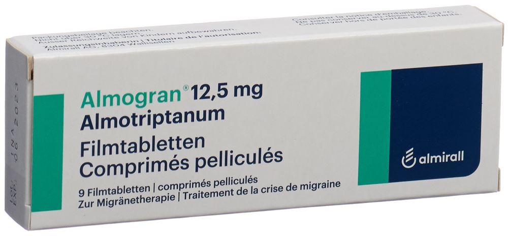 ALMOGRAN cpr pell 12.5 mg 9 pce