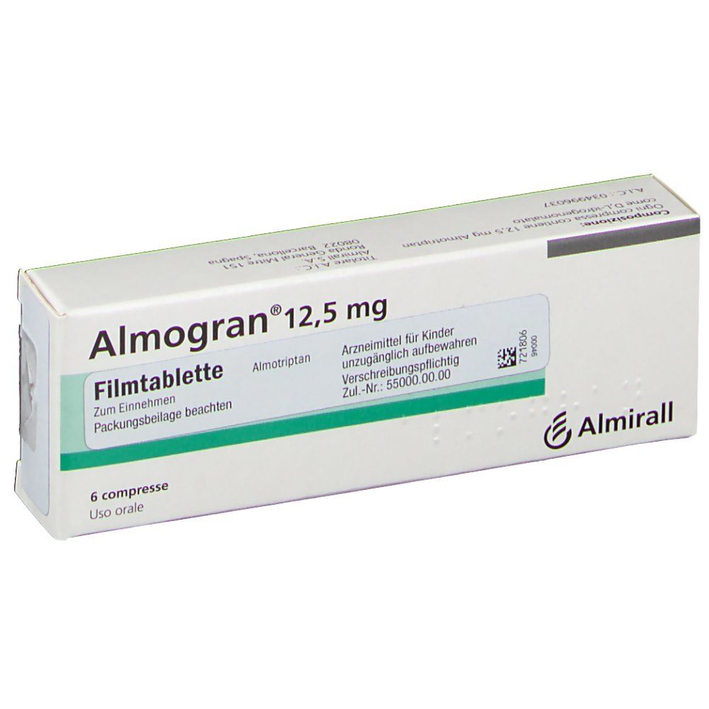 Almogran, Filmtabletten