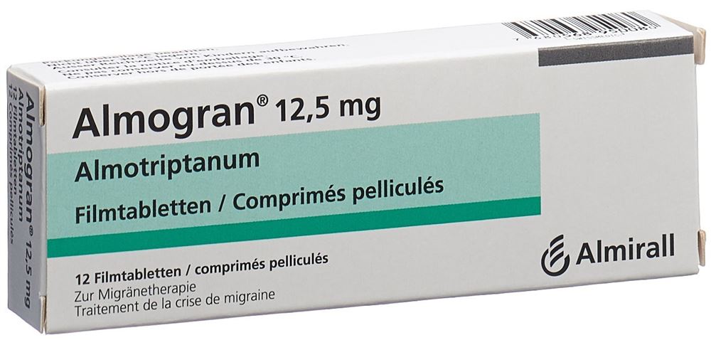 ALMOGRAN cpr pell 12.5 mg 12 pce