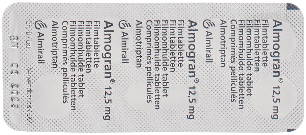ALMOGRAN cpr pell 12.5 mg 12 pce