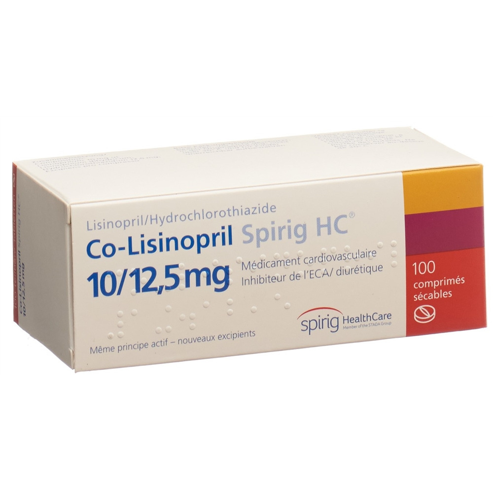 CO-LISINOPRIL Spirig HC cpr 10/12.5mg 100 pce