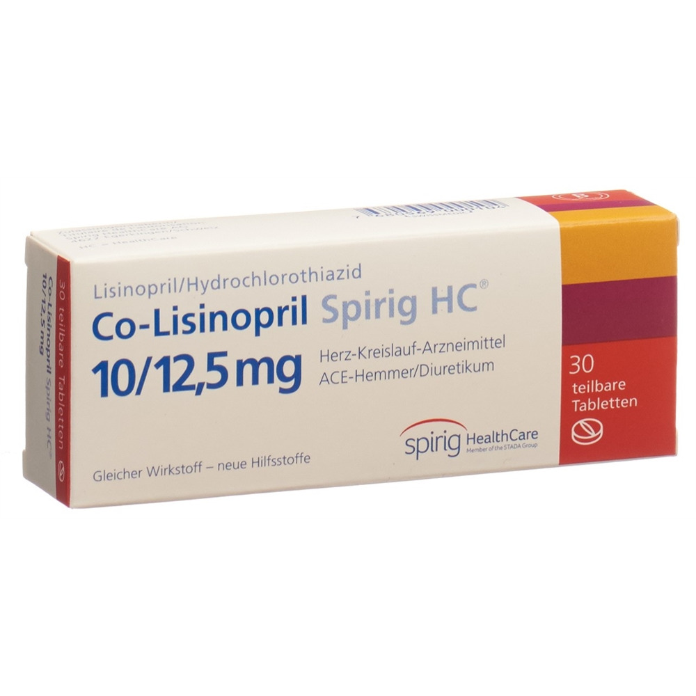 CO-LISINOPRIL Spirig HC cpr 10/12.5 mg 100 pce