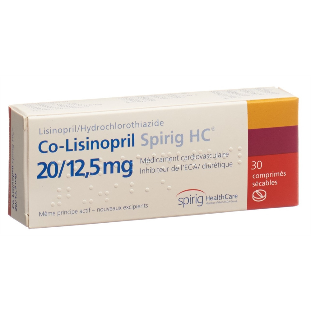 CO-LISINOPRIL Spirig HC cpr 20/12.5 mg 30 pce