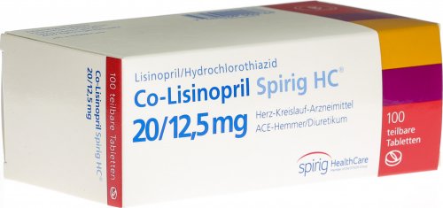 CO-LISINOPRIL Spirig HC cpr 20/12.5 mg 30 pce