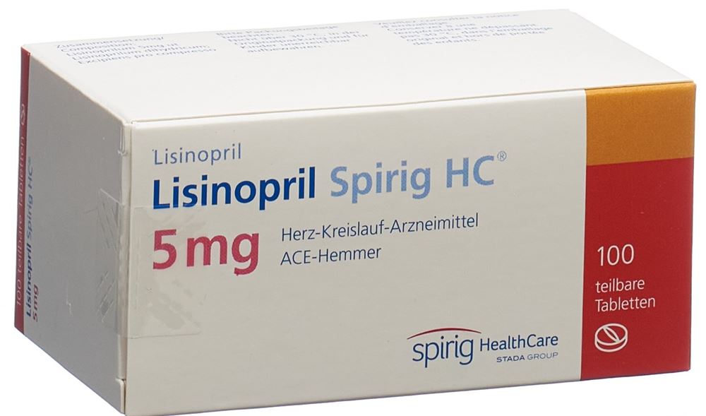 Lisinopril Spirig HC 5 mg, Tabletten