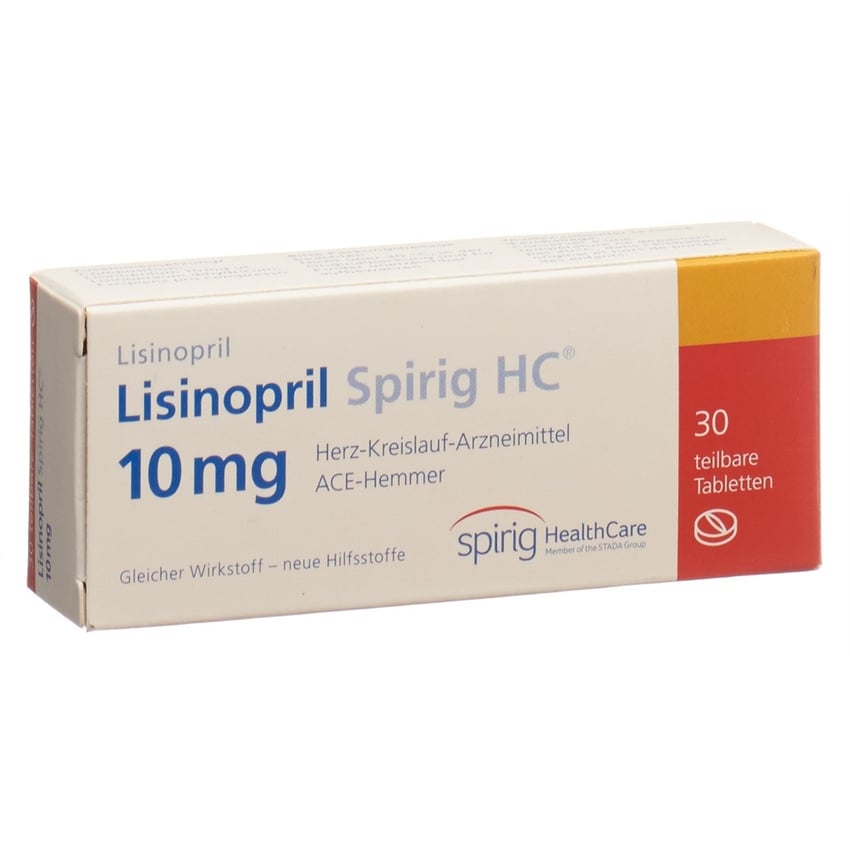 Lisinopril Spirig HC 10 mg, Tabletten