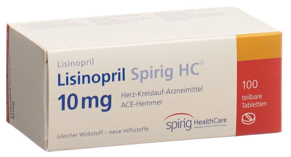 LISINOPRIL Spirig HC cpr 10 mg 100 pce