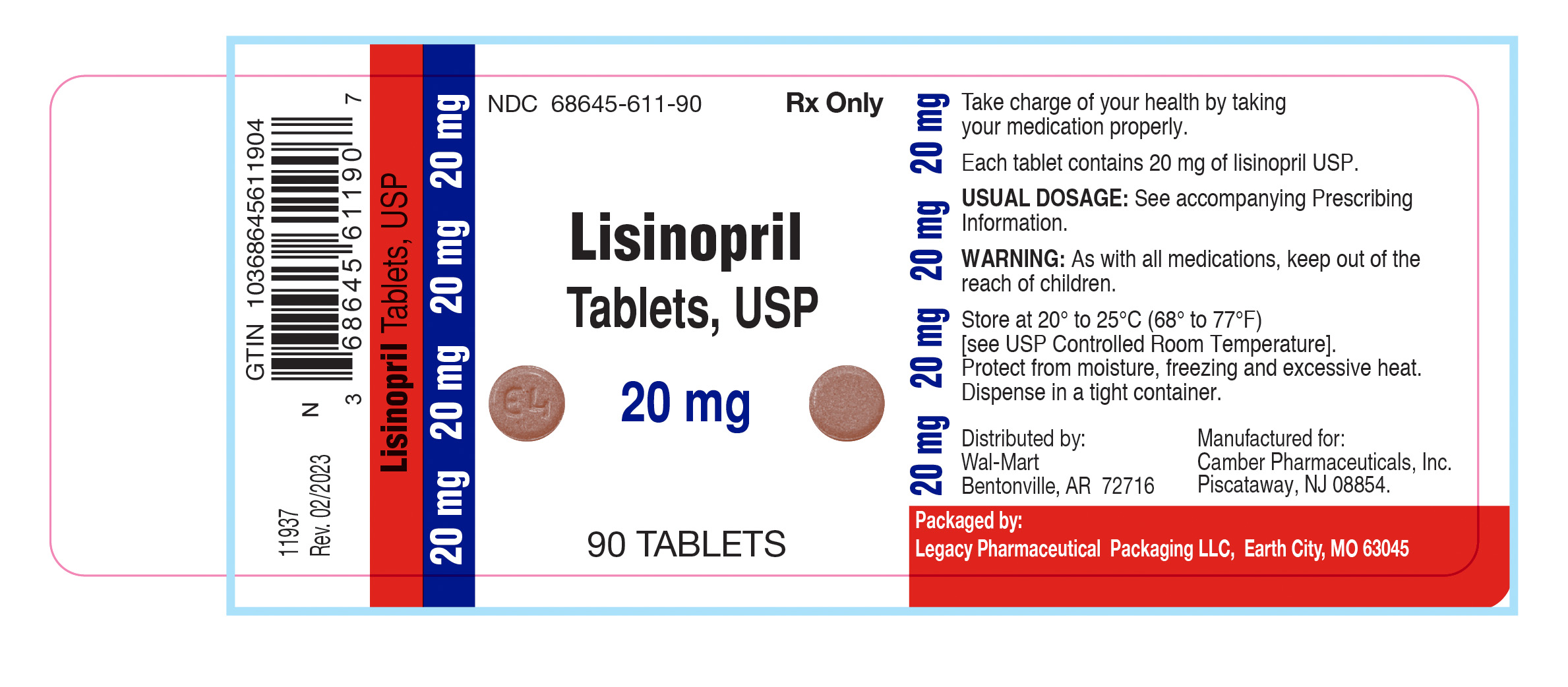 Lisinopril Spirig HC 20 mg, Tabletten