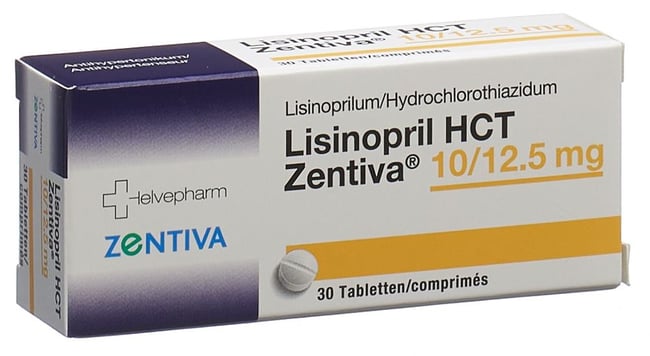 Lisinopril Zentiva 10 mg, Tabletten