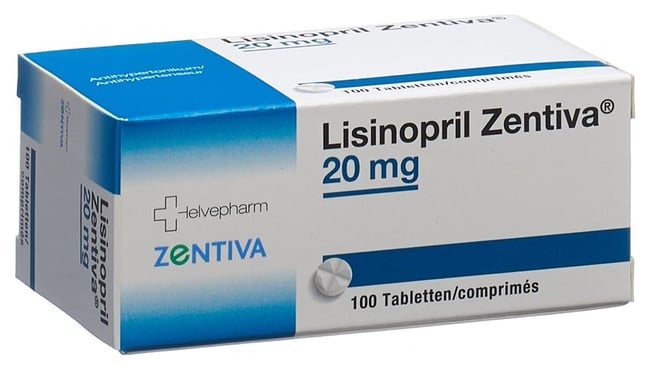 Lisinopril Zentiva 20 mg, Tabletten