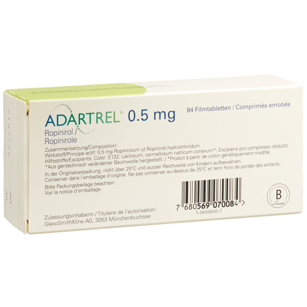 ADARTREL cpr pell 0.5 mg 84 pce