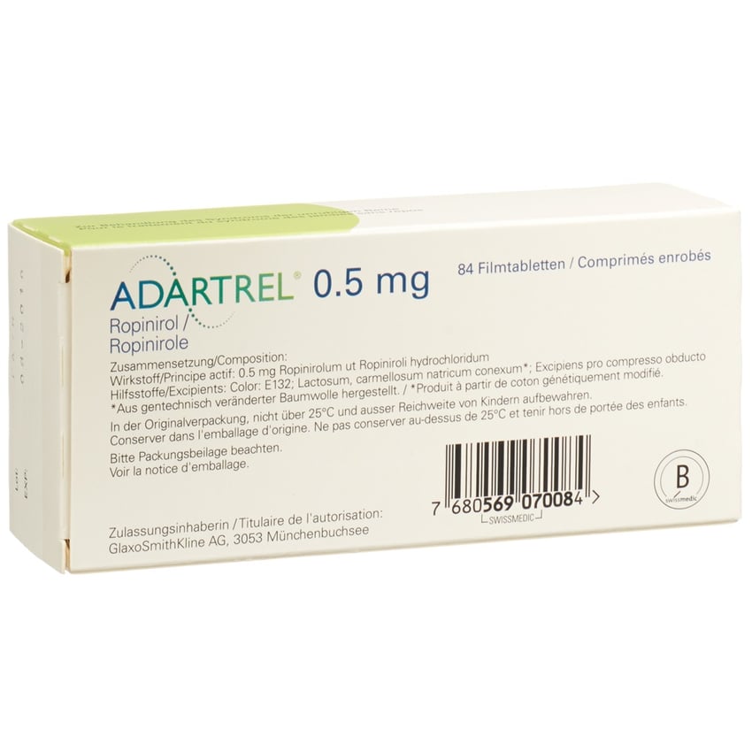 ADARTREL cpr pell 0.5 mg 84 pce