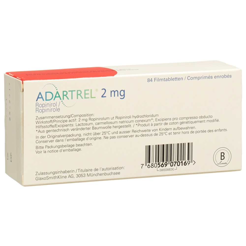 ADARTREL cpr pell 2 mg 84 pce