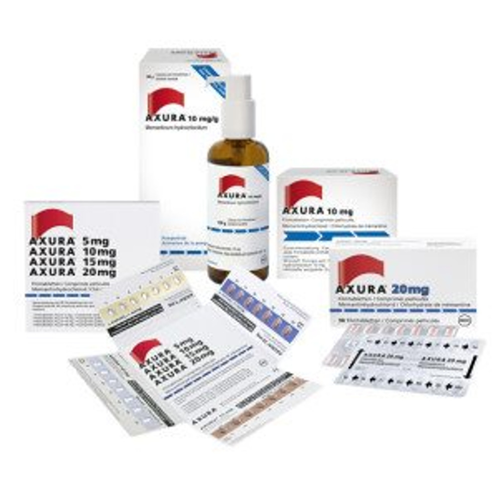 AXURA emb départ 7x5,7x10,7x15,7x20mg 28 pce