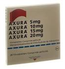 AXURA emb départ 7x5,7x10,7x15,7x20mg 28 pce