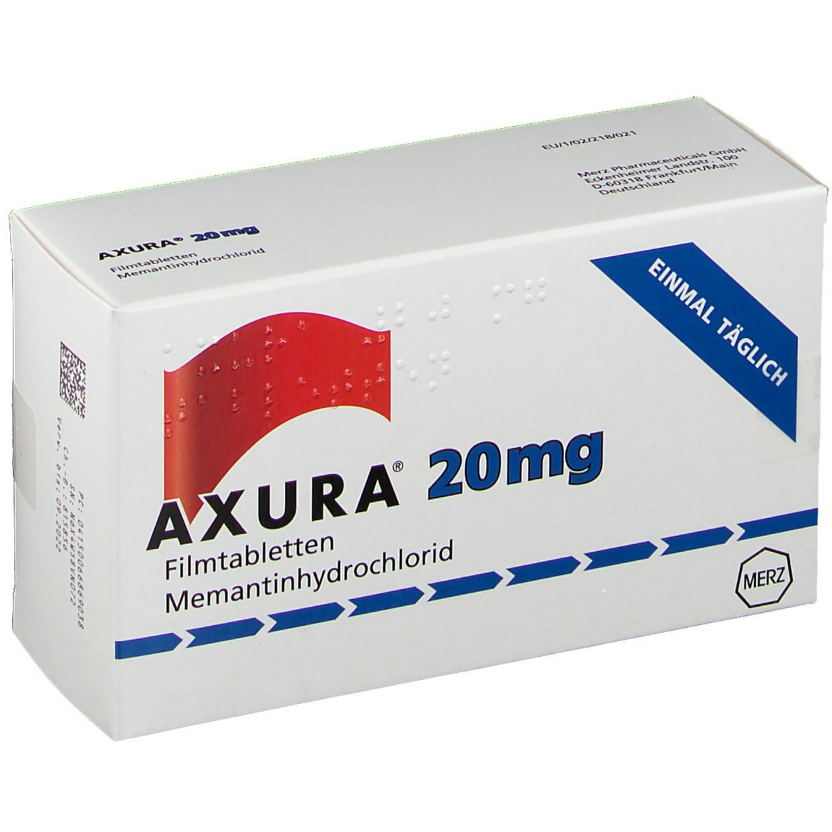 AXURA emb départ 7x5,7x10,7x15,7x20mg 28 pce