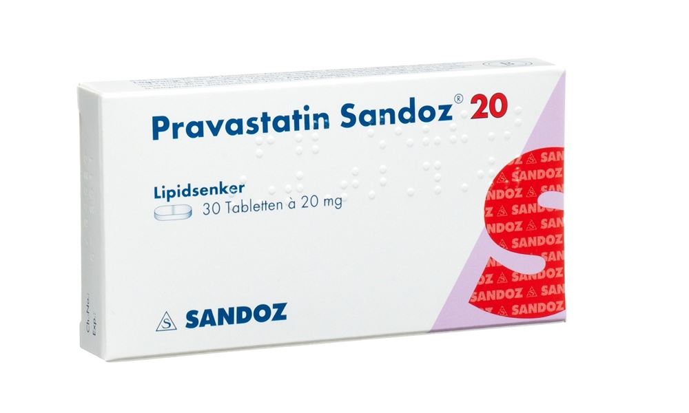 PRAVASTATINE Sandoz cpr 20 mg 30 pce