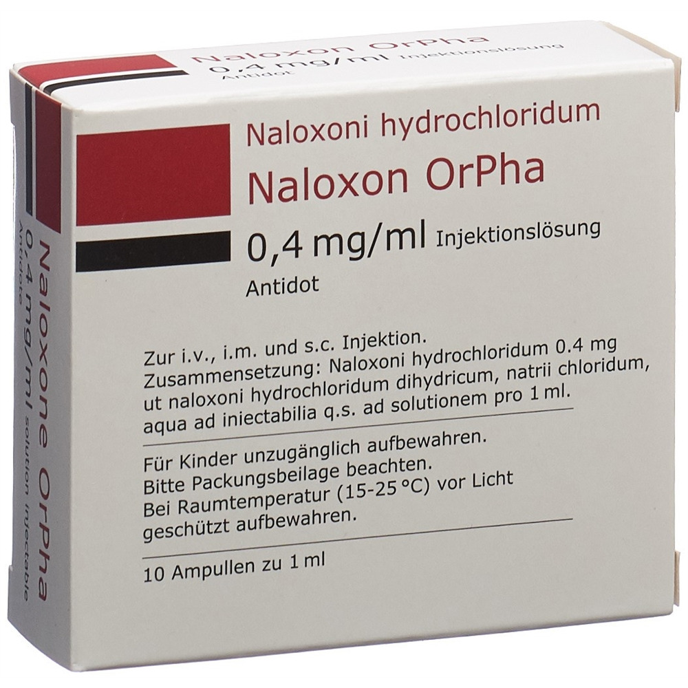 NALOXONE OrPha sol inj 0.4 mg/ml 10 amp 1 ml