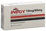 Inegy 10/40 mg, Tabletten