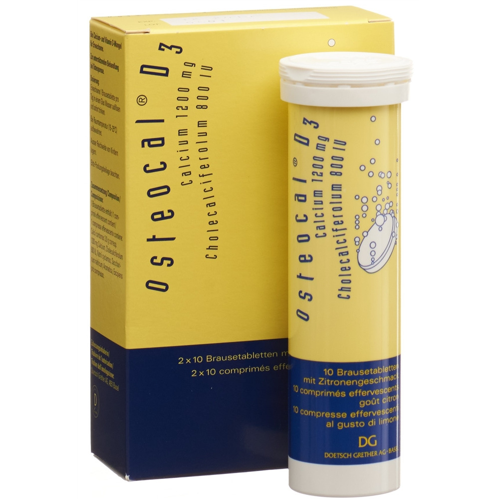 Osteocal D3 1200/800, Brausetabletten