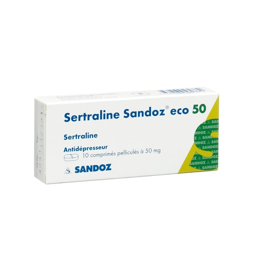 Sertralin Sandoz eco 50 mg, Filmtabletten